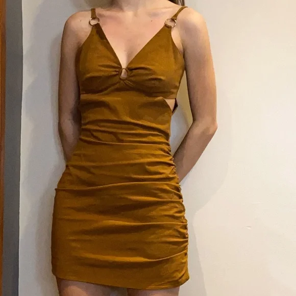 open lace back dress Zara Mini Dress  Indah Clothing